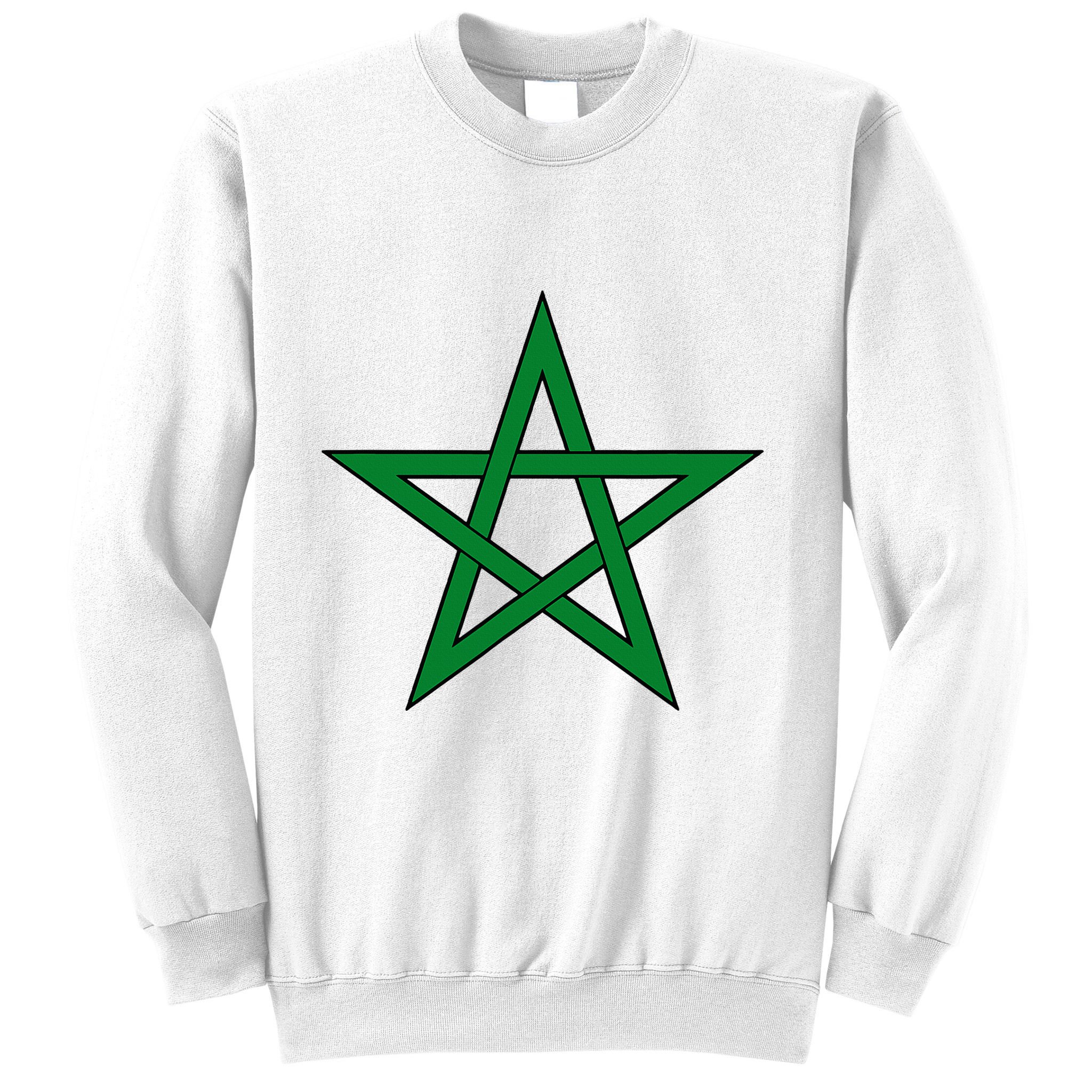 Moorish American Proud Moors Moorish Moroccan Flag Amexem Sweatshirt