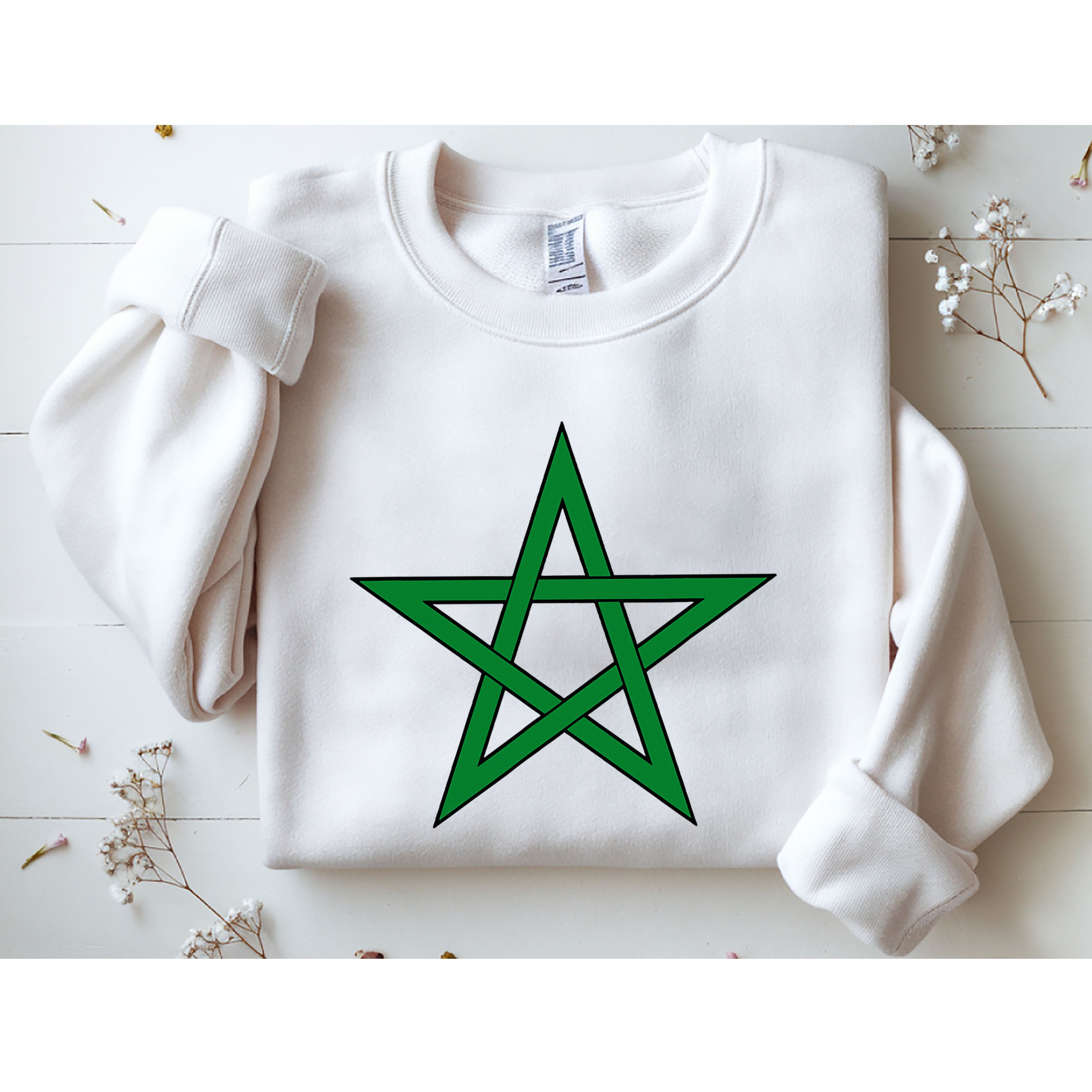 Moorish American Proud Moors Moorish Moroccan Flag Amexem Sweatshirt
