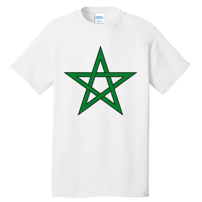 Moorish American Proud Moors Moorish Moroccan Flag Amexem Tall T-Shirt