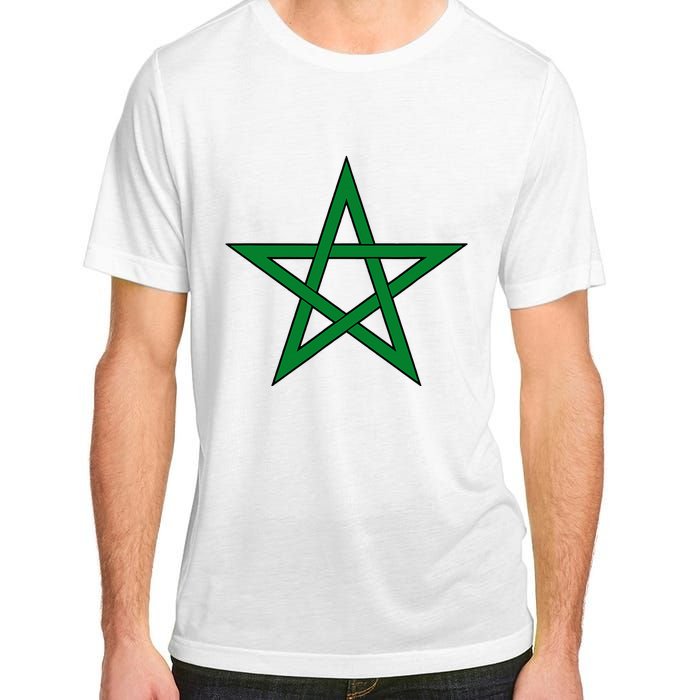 Moorish American Proud Moors Moorish Moroccan Flag Amexem Adult ChromaSoft Performance T-Shirt