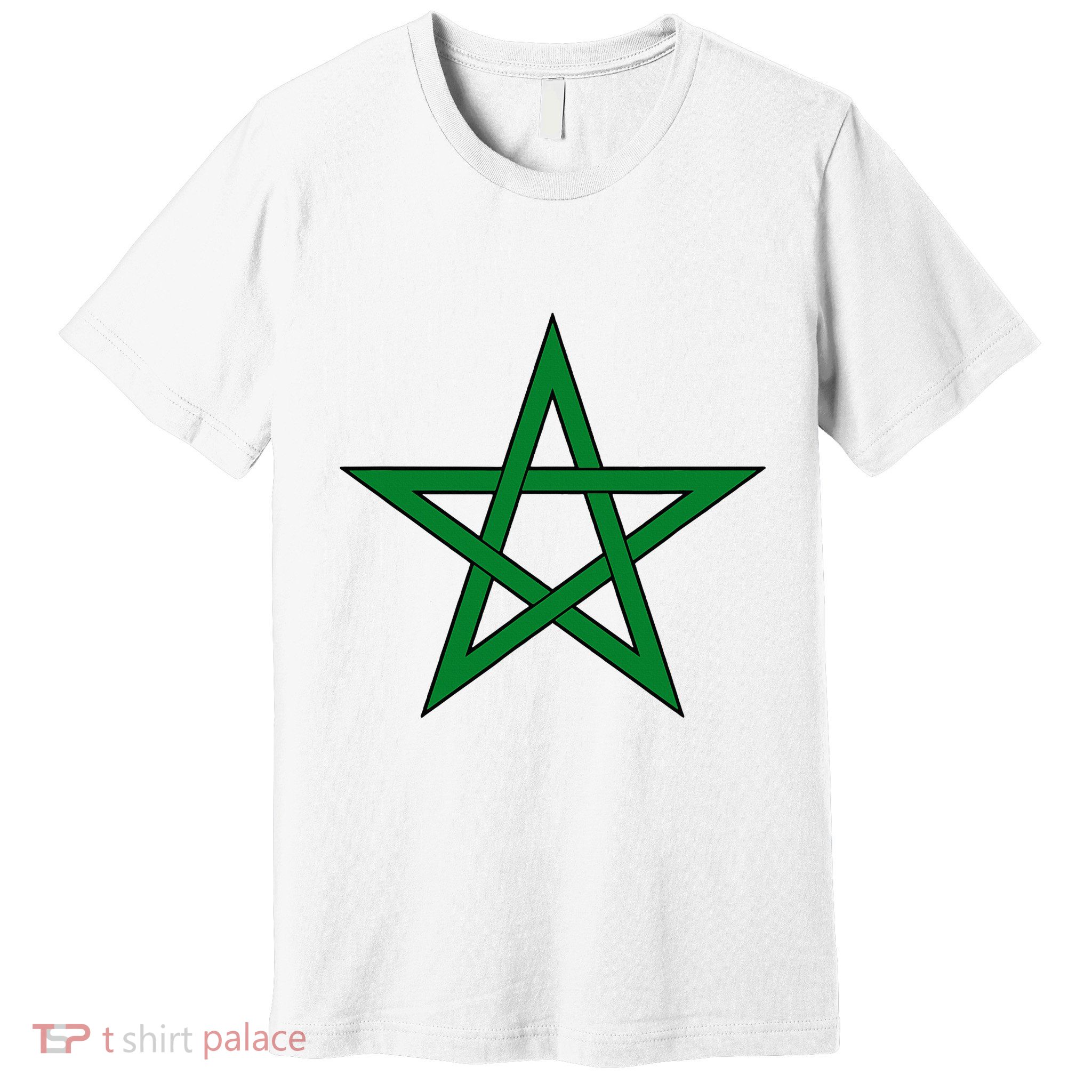 Moorish American Proud Moors Moorish Moroccan Flag Amexem Premium T-Shirt