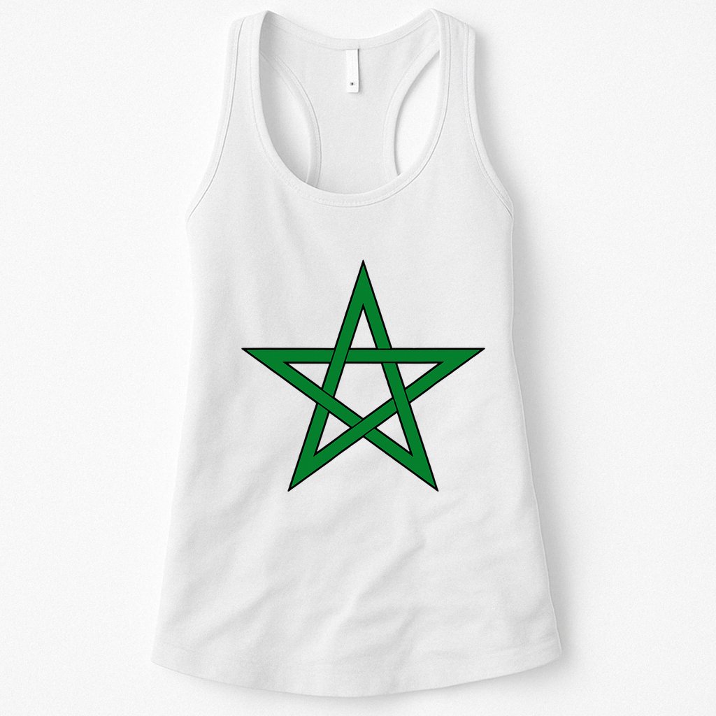 Moorish American Proud Moors Moorish Moroccan Flag Amexem Womens Tank Top