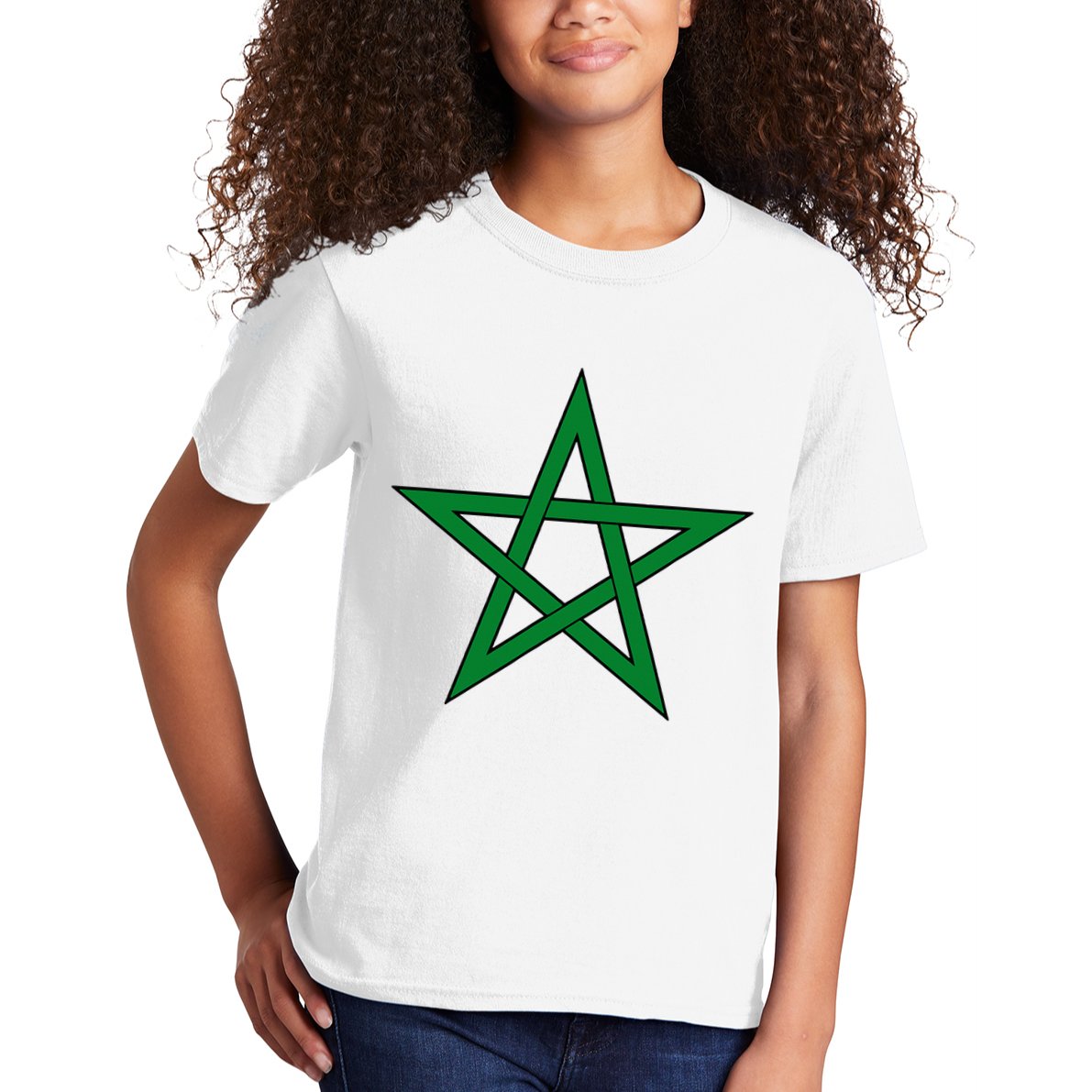 Moorish American Proud Moors Moorish Moroccan Flag Amexem Kids T-Shirt