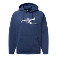 Military Aircraft P51 Mustang Performance Fleece Hoodie