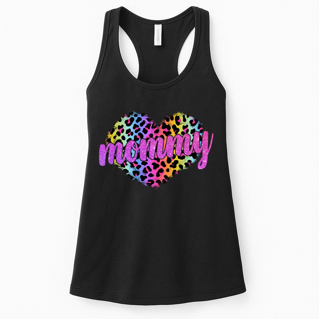 Mommy Animal Print Mothers Day Womens Tank Top