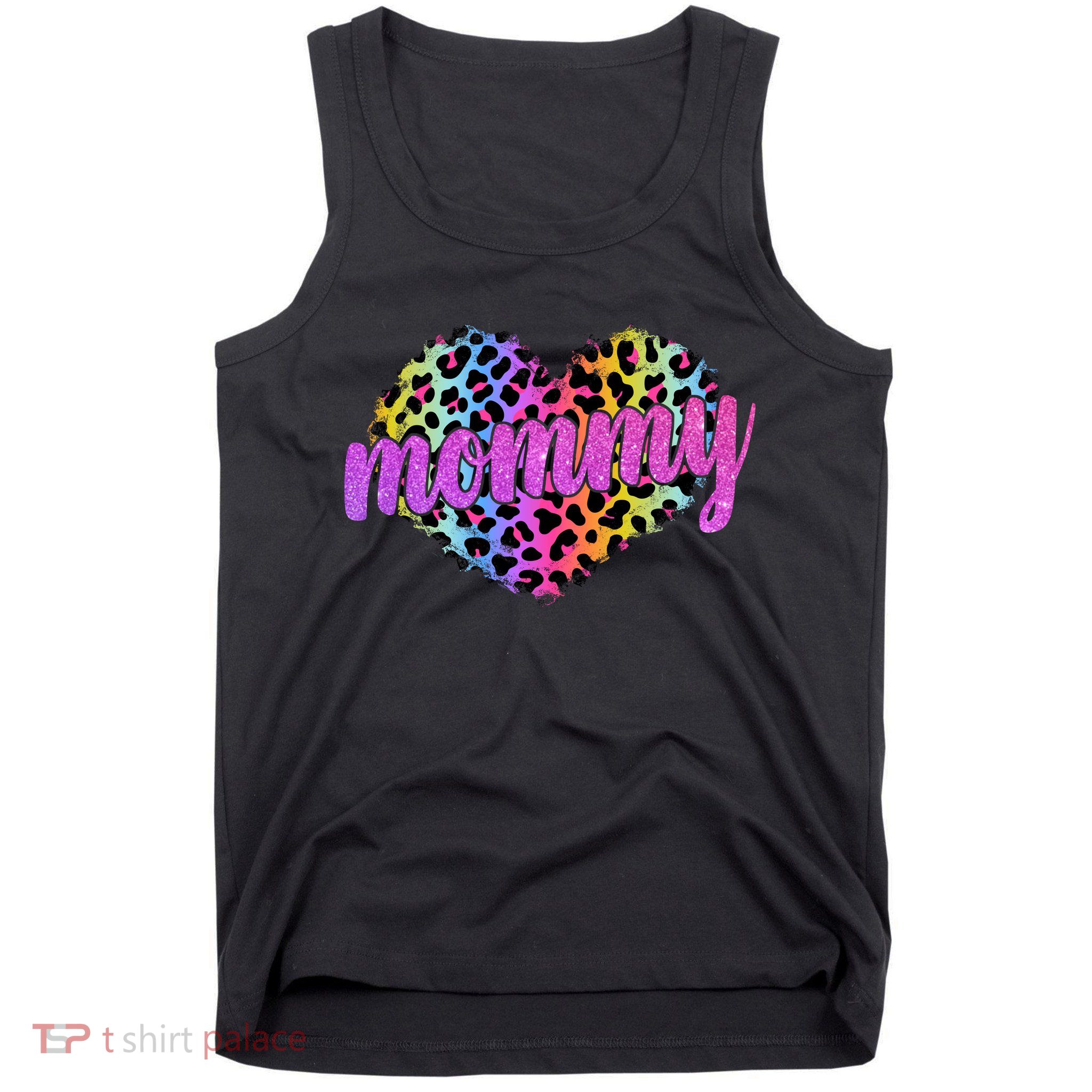 Mommy Animal Print Mothers Day Tank Top
