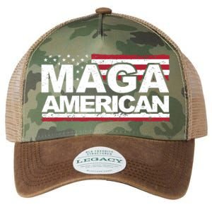 Maga American Pro Trump Flag Legacy Tie Dye Trucker Hat