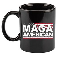 Maga American Pro Trump Flag 11oz C Handle Ceramic Mug