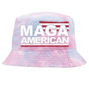 Maga American Pro Trump Flag Tie-Dyed Bucket Hat