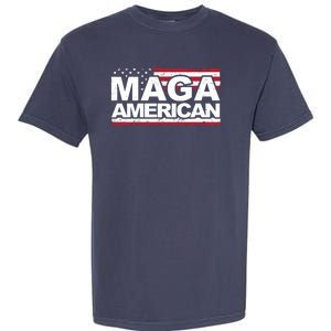 Maga American Pro Trump Flag Garment-Dyed Heavyweight T-Shirt