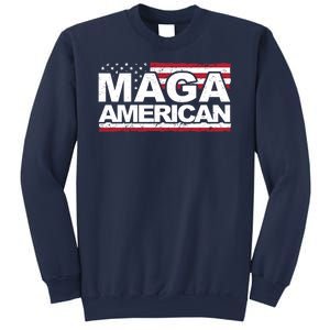 Maga American Pro Trump Flag Sweatshirt