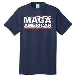 Maga American Pro Trump Flag Tall T-Shirt