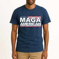 Maga American Pro Trump Flag Tall T-Shirt