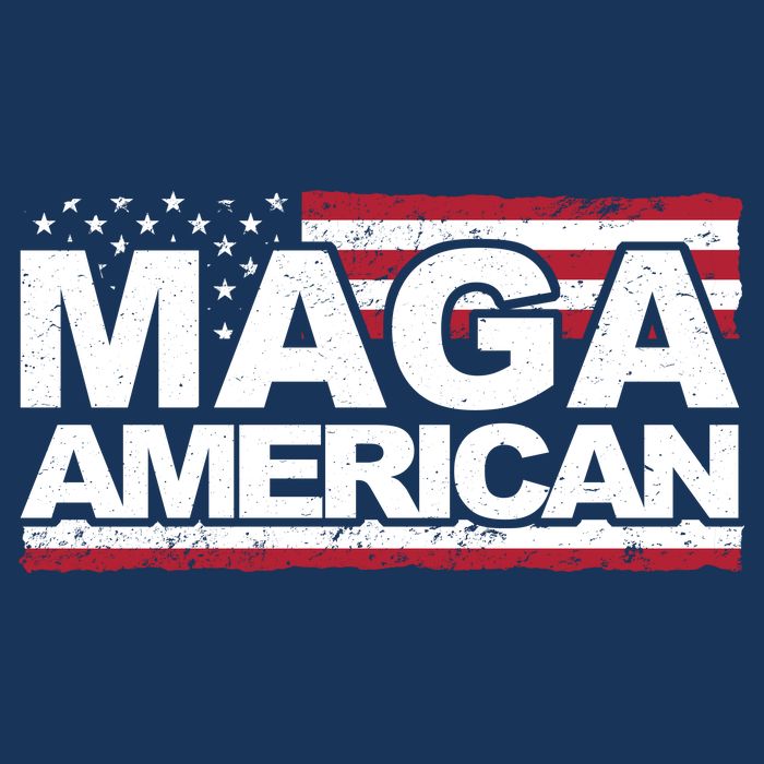 Maga American Pro Trump Flag Baby Bodysuit