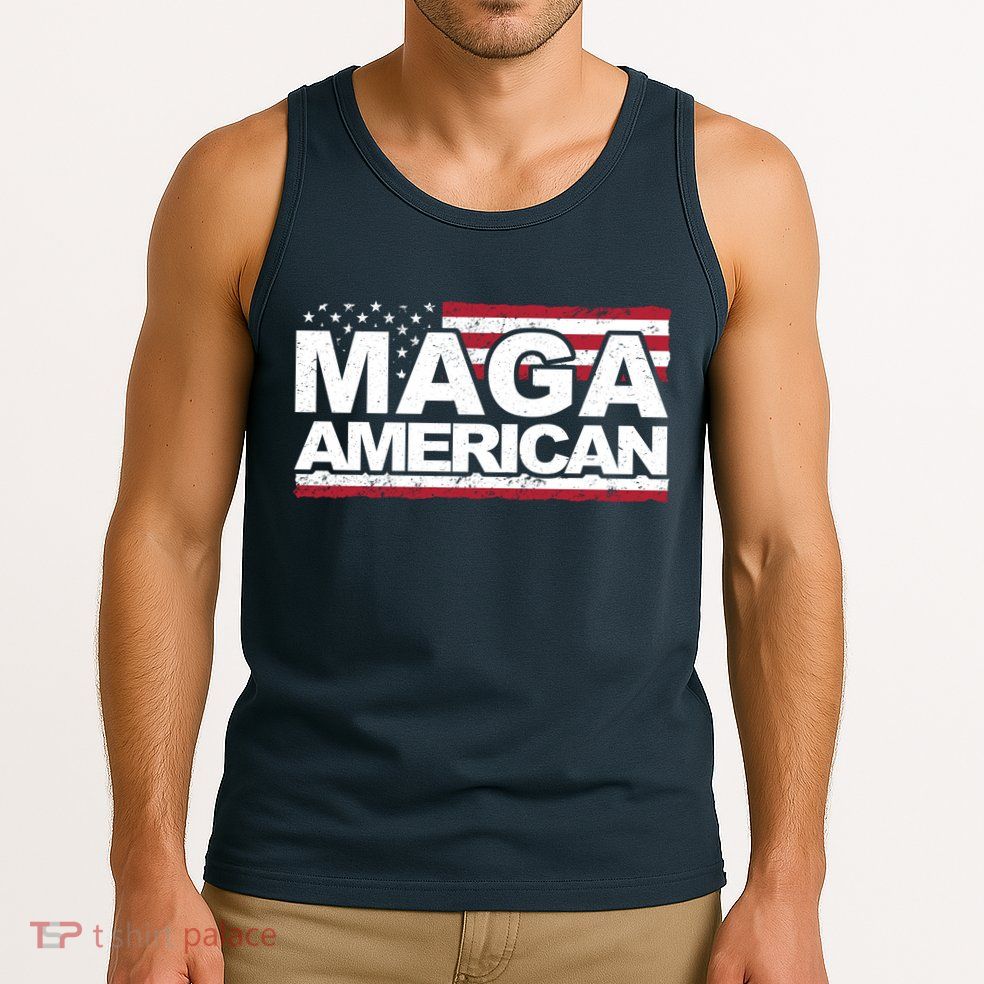 Maga American Pro Trump Flag Tank Top
