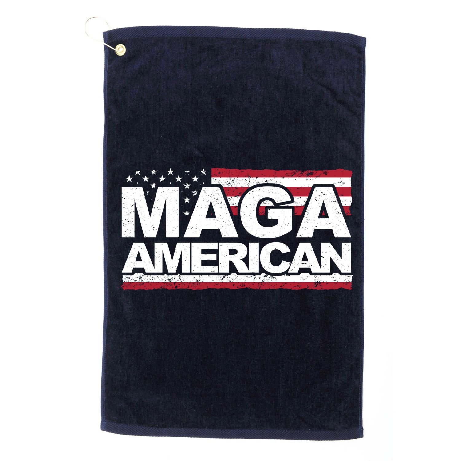 Maga American Pro Trump Flag Golf Towel