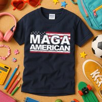 Maga American Pro Trump Flag Kids T-Shirt