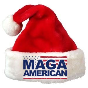 Maga American Pro Trump Flag Premium Christmas Santa Hat