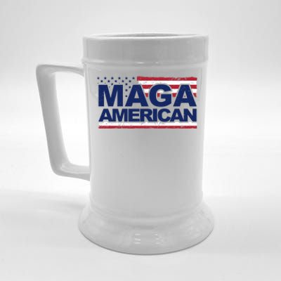 Maga American Pro Trump Flag Beer Stein