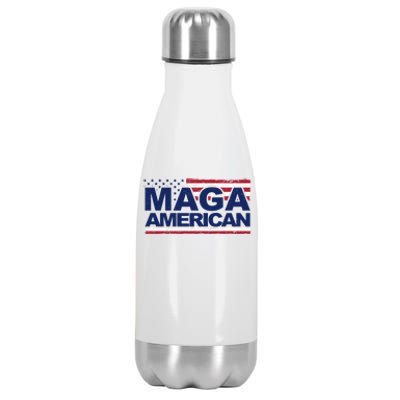 Maga American Pro Trump Flag Stainless Steel Insulated Water Bottle