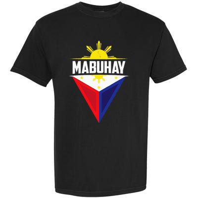 Mabuhay Ang Pilipinas Mabuhay Ang Mga Filipino Philippines Garment-Dyed Heavyweight T-Shirt