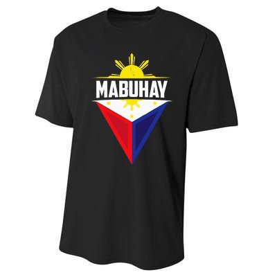 Mabuhay Ang Pilipinas Mabuhay Ang Mga Filipino Philippines Performance Sprint T-Shirt