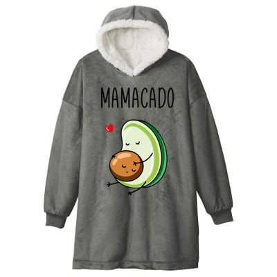 Mamacado Avocado Pregnant Mom Pregnancy Avo Hooded Wearable Blanket