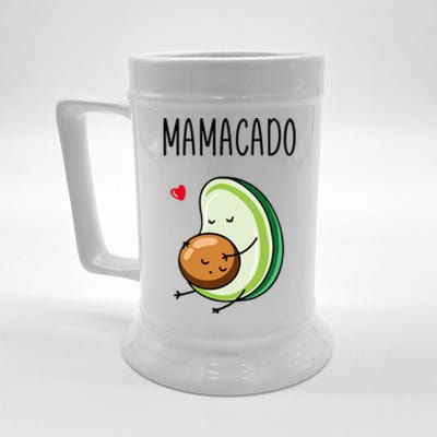 Mamacado Avocado Pregnant Mom Pregnancy Avo Beer Stein