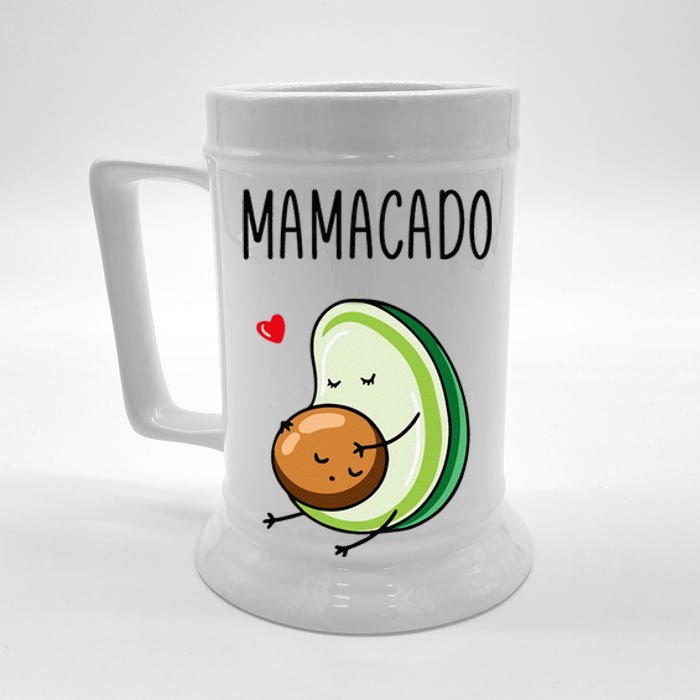 Mamacado Avocado Pregnant Mom Pregnancy Avo Beer Stein