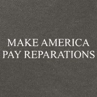 Make America Pay Reparations Cotton Canvas Backpack