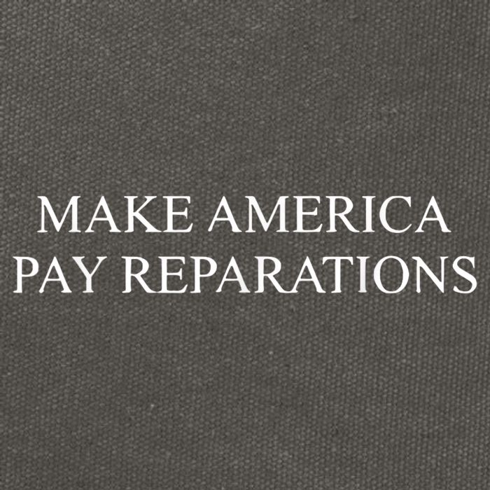 Make America Pay Reparations Cotton Canvas Backpack