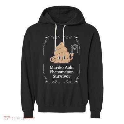 Mariko Aoki Phenomenon Survivor Funny Book Bookstore Garment-Dyed Fleece Hoodie