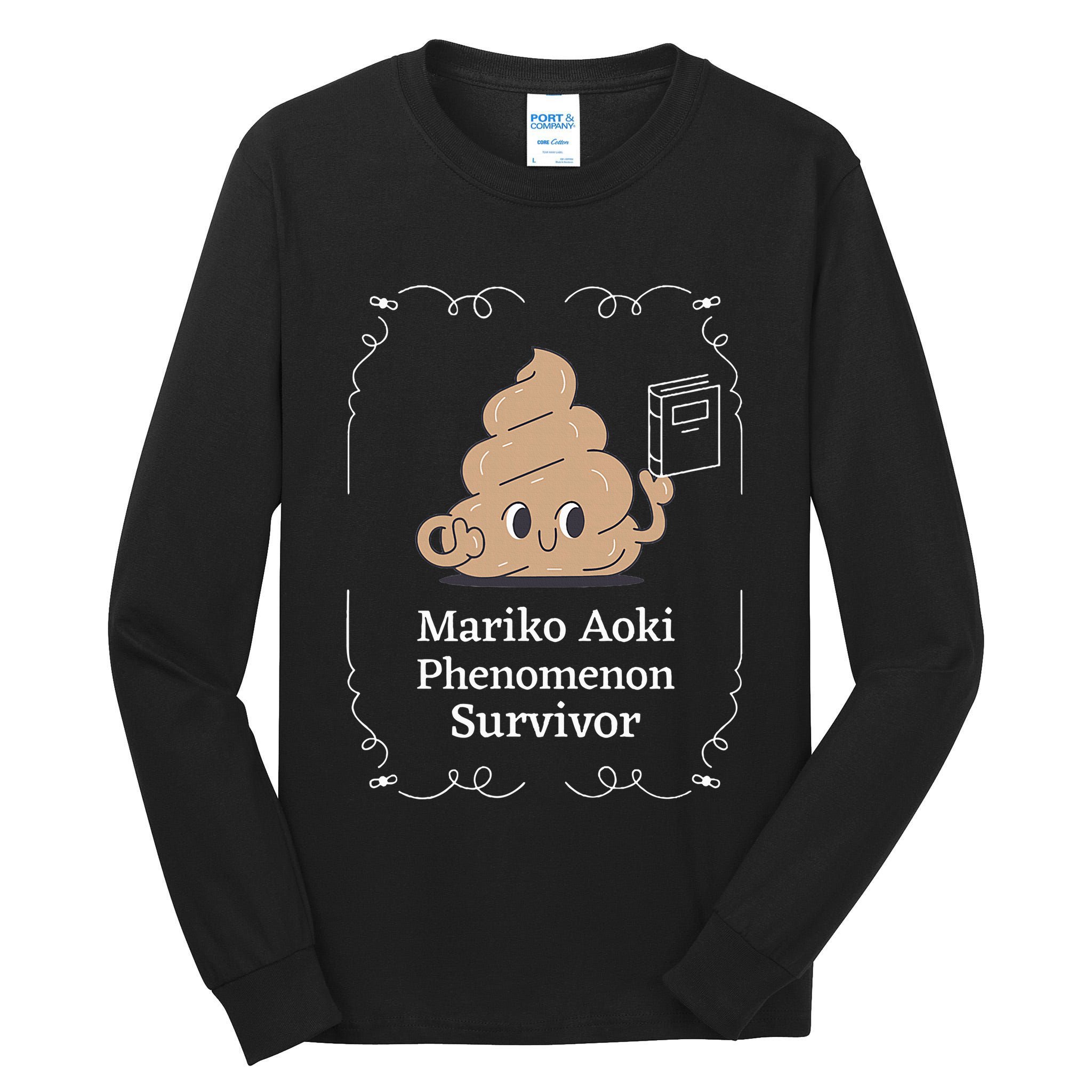 Mariko Aoki Phenomenon Survivor Funny Book Bookstore Tall Long Sleeve T-Shirt