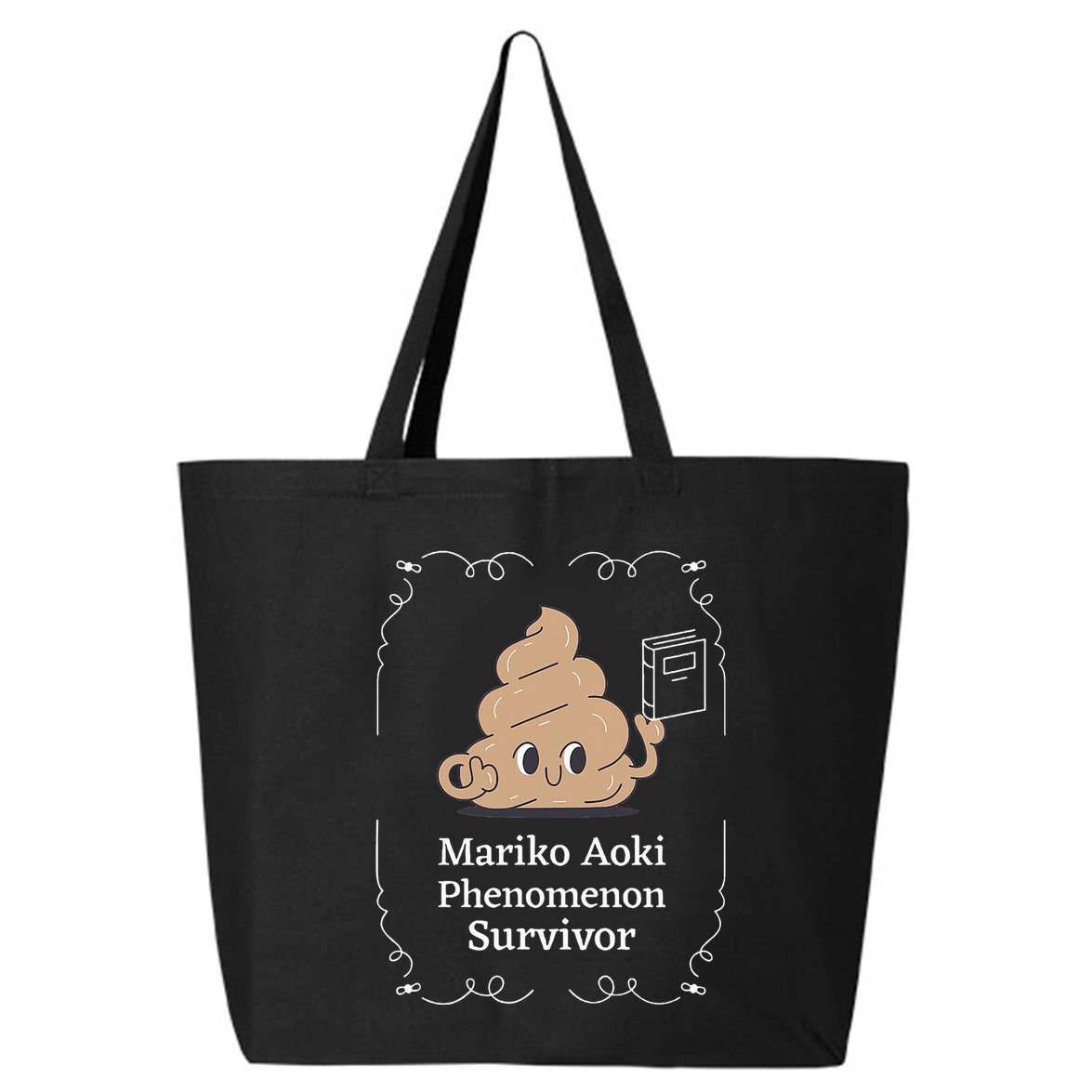 Mariko Aoki Phenomenon Survivor Funny Book Bookstore 25L Jumbo Tote