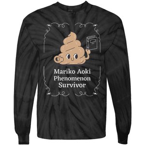 Mariko Aoki Phenomenon Survivor Funny Book Bookstore Tie-Dye Long Sleeve Shirt