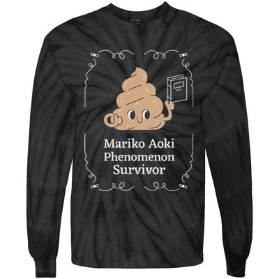 Mariko Aoki Phenomenon Survivor Funny Book Bookstore Tie-Dye Long Sleeve Shirt