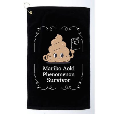 Mariko Aoki Phenomenon Survivor Funny Book Bookstore Golf Towel