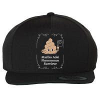 Mariko Aoki Phenomenon Survivor Funny Book Bookstore Wool Snapback Cap