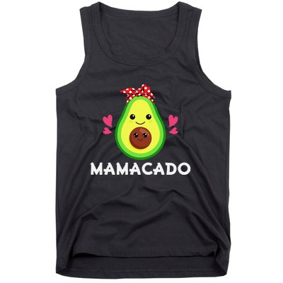 Mamacado Avocado Pregnant Mom Pregnancy Avo Tank Top