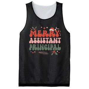 Merry Assistant Principal Christmas Assistant Principals Mesh Reversible Basketball Jersey Tank