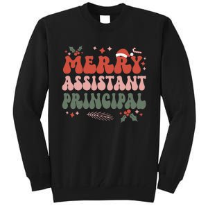 Merry Assistant Principal Christmas Assistant Principals Tall Sweatshirt