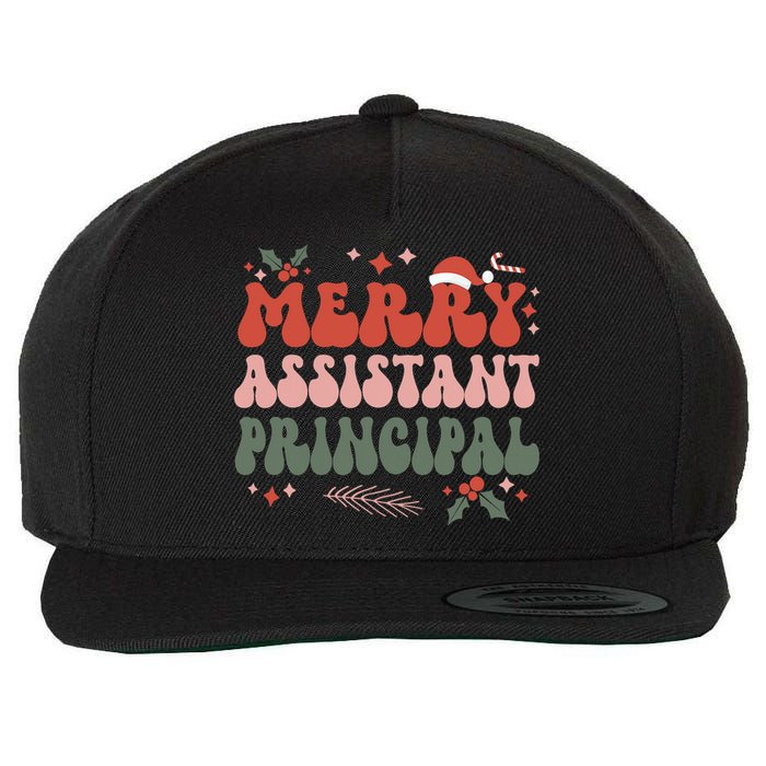 Merry Assistant Principal Christmas Assistant Principals Wool Snapback Cap