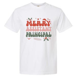 Merry Assistant Principal Christmas Assistant Principals Garment-Dyed Heavyweight T-Shirt