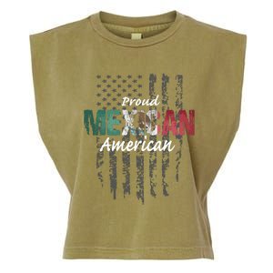 Mexican American Proud Mexican American Garment-Dyed Women's Muscle Tee