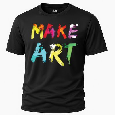 Make Art Painter Artist Teacher Artsy Gift Performance Shirt