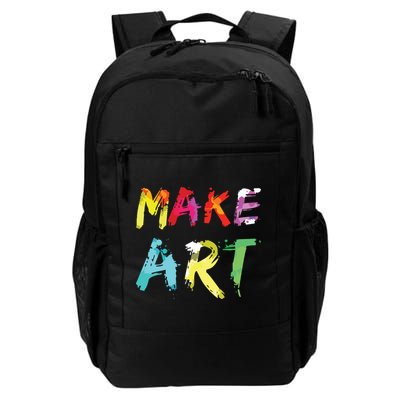 Make Art Painter Artist Teacher Artsy Gift Backpack