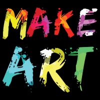 Make Art Painter Artist Teacher Artsy Gift Cooling Performance Long Sleeve Crew