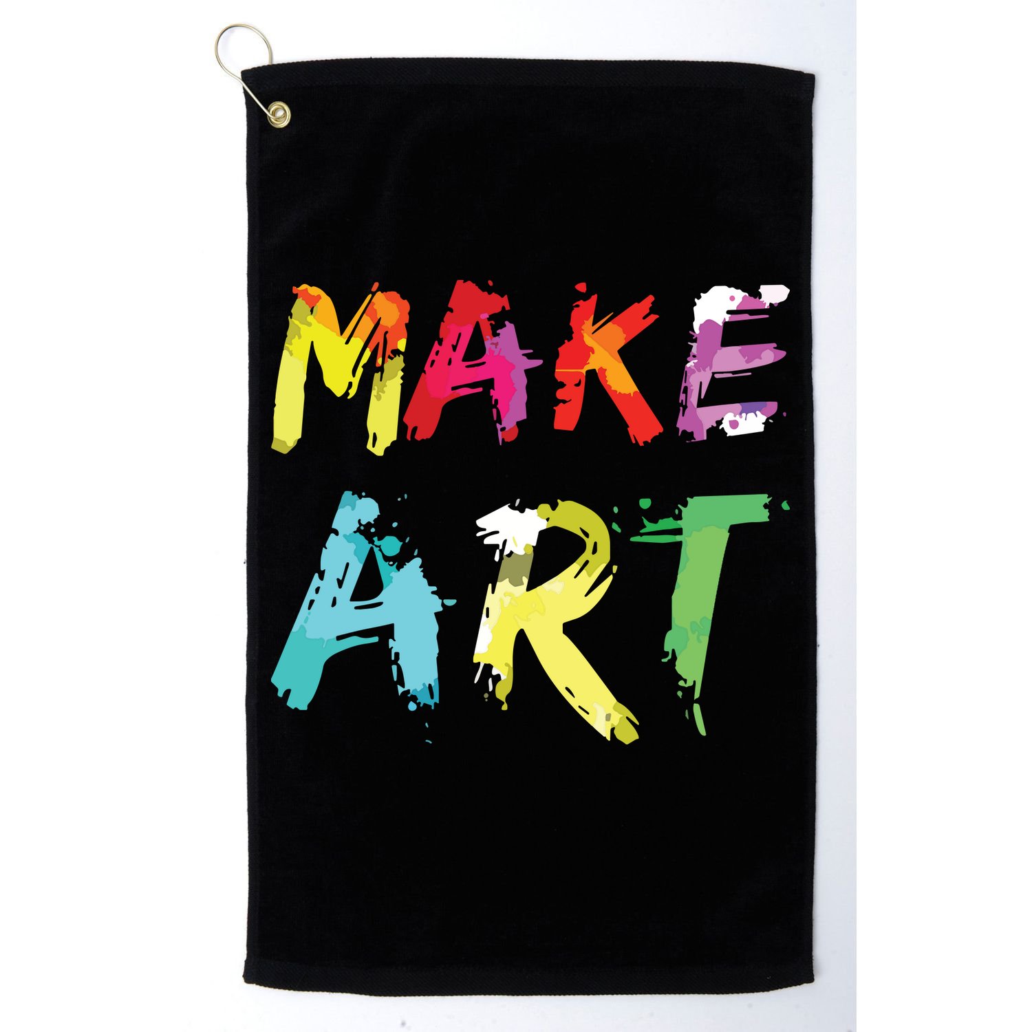 Make Art Painter Artist Teacher Artsy Gift Golf Towel