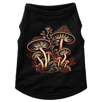 Mushrooms Aliens Psychedelic Magic Cottagecore Fairycore Doggie Tank