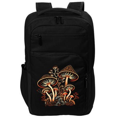 Mushrooms Aliens Psychedelic Magic Cottagecore Fairycore Impact Tech Backpack